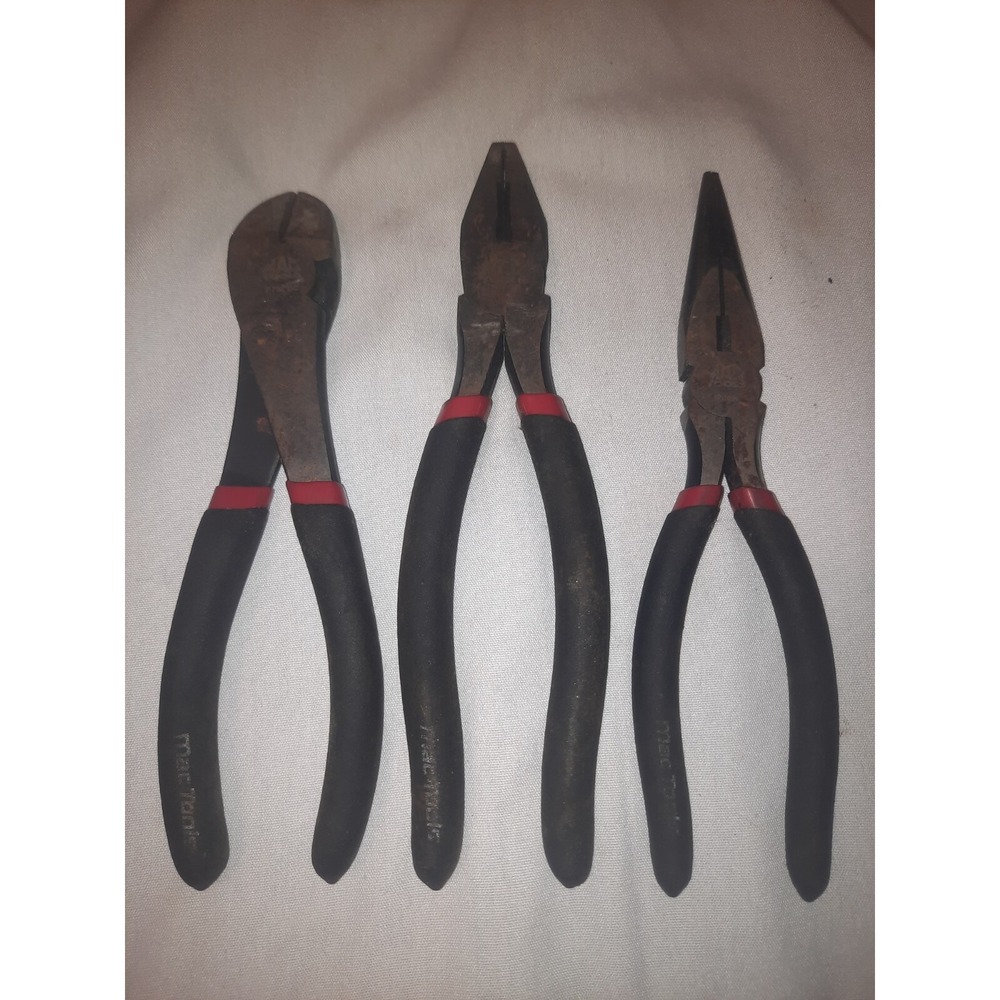 Mac Tools P301814 Tongue & Groove Pliers & Needle Nose 3PC Hand Tool Set